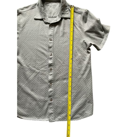 Van Heusen Gray Casual Button Down Shirt Size small Mens - Picture 4 of 6
